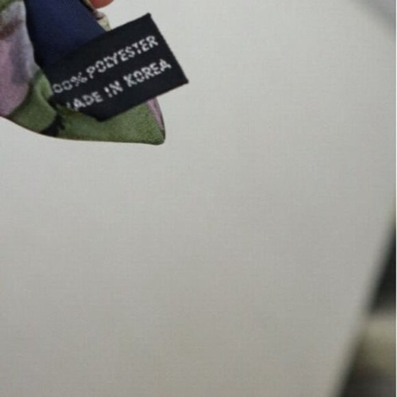 GALASSIA - MEN'S GREEN AND PURPLE PRINT PRINT TIE - Picture 7 of 8